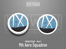 Kitsworld SAV Sticker - USAAC/USAAF - 9th Aero Squadron 